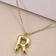 Load image into Gallery viewer, F 18K STAINLESS STEEL TARNISH FREE  INITIAL NECKLACE | 80N650: F
