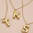Load image into Gallery viewer, S 18K STAINLESS STEEL TARNISH FREE  INITIAL NECKLACE | 80N650: S
