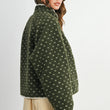 Load image into Gallery viewer, High Pile Fleece Puffer Jacket - BMJ7831: OLIVE / TAUPE / M
