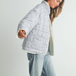 Load image into Gallery viewer, FLOAR QUILTED JACKET WITH LIGHTWEIGHT BOHO PRINT - BMJ7514: MAUVE / IVORY / S
