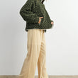 Load image into Gallery viewer, High Pile Fleece Puffer Jacket - BMJ7831: OLIVE / TAUPE / M
