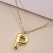 Load image into Gallery viewer, H 18K STAINLESS STEEL TARNISH FREE  INITIAL NECKLACE | 80N650: H
