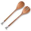Load image into Gallery viewer, Elk Head Wood Salad Servers

