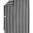 Load image into Gallery viewer, Black Licorice: Double-Sided Hand Towel: Black/White / 17x27 in / Hand Towel
