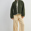 Load image into Gallery viewer, High Pile Fleece Puffer Jacket - BMJ7831: OLIVE / TAUPE / S
