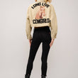 Load image into Gallery viewer, 36341J - Long Live Cowgirls Patch Twill Denim Jacket: TAUPE / S
