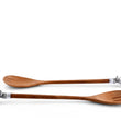 Load image into Gallery viewer, Elk Head Wood Salad Servers
