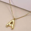 Load image into Gallery viewer, L 18K STAINLESS STEEL TARNISH FREE  INITIAL NECKLACE | 80N650: L
