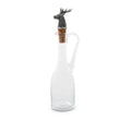 Load image into Gallery viewer, Cruet Bottle with Pewter Elk Head Cork Stopper
