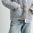Load image into Gallery viewer, FLOAR QUILTED JACKET WITH LIGHTWEIGHT BOHO PRINT - BMJ7514: MAUVE / IVORY / M
