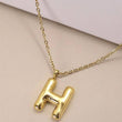 Load image into Gallery viewer, L 18K STAINLESS STEEL TARNISH FREE  INITIAL NECKLACE | 80N650: L
