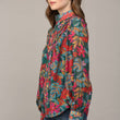 Load image into Gallery viewer, Fall Floral Blouse
