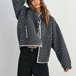 Load image into Gallery viewer, High Pile Fleece Puffer Jacket - BMJ7831: OLIVE / TAUPE / S
