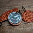 Load image into Gallery viewer, Getaway Car Leather Keychain Motel Style
