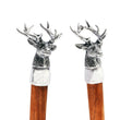 Load image into Gallery viewer, Elk Head Wood Salad Servers
