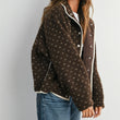 Load image into Gallery viewer, High Pile Fleece Puffer Jacket - BMJ7831: OLIVE / TAUPE / M
