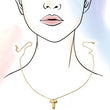 Load image into Gallery viewer, K 18K STAINLESS STEEL TARNISH FREE  INITIAL NECKLACE | 80N650: K
