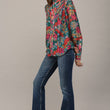 Load image into Gallery viewer, Fall Floral Blouse
