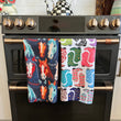 Load image into Gallery viewer, HoeDown: Double-Sided Hand Towel: White / 17x27 in / Hand Towel
